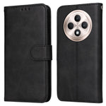 For Oppo Reno12 F 5G Case PU Leather Phone Cover with Cash / Card Slots