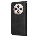 For Oppo Reno12 F 5G Case PU Leather Phone Cover with Cash / Card Slots