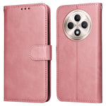 For Oppo Reno12 F 5G Case PU Leather Phone Cover with Cash / Card Slots