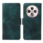 For Oppo Reno12 F 5G Case Rhombus Starry Folio Flip Phone Leather Cover