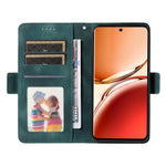 For Oppo Reno12 F 5G Case Rhombus Starry Folio Flip Phone Leather Cover
