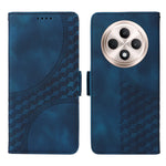 For Oppo Reno12 F 5G Case Rhombus Starry Folio Flip Phone Leather Cover