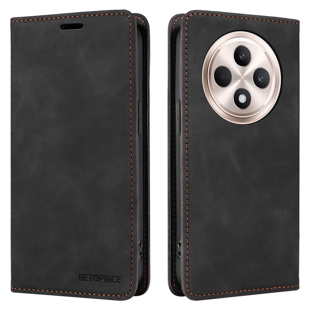 BETOPNICE 003 For Oppo Reno12 F 5G Case RFID Blocking PU Leather Flip Phone Cover