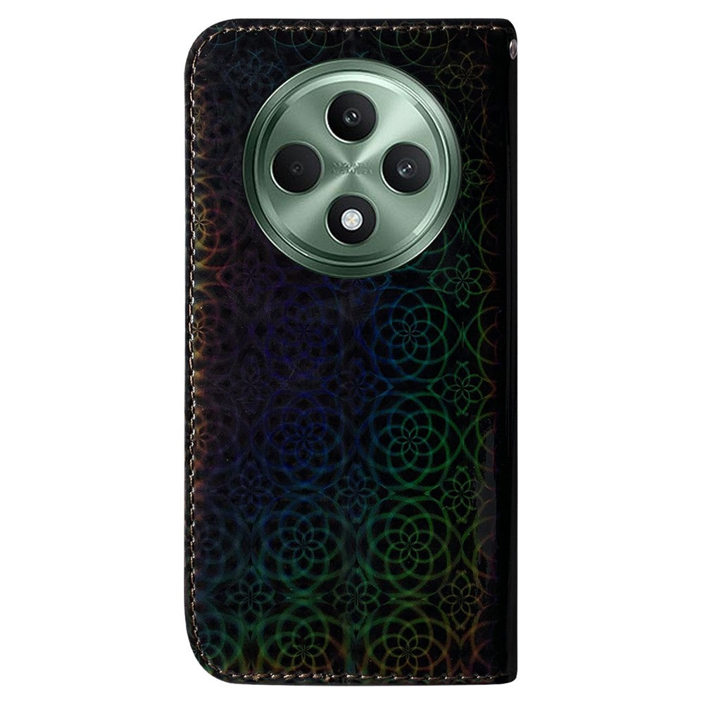 For Oppo Reno12 F 5G Case Dazzling Flower Leather Stand Phone Cover
