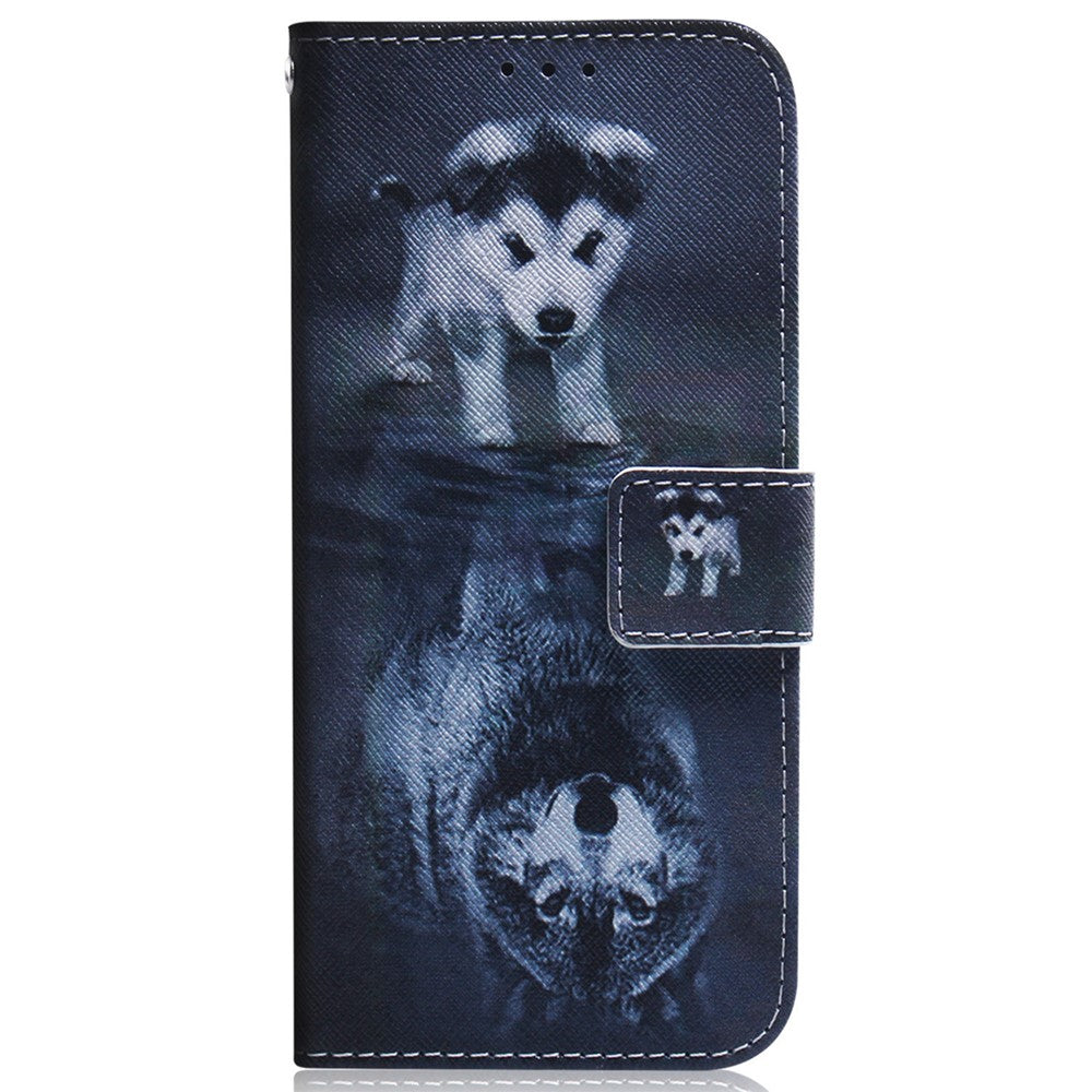 For Oppo Reno12 F 5G Shockproof Case Pattern Print Leather Wallet Phone Cover