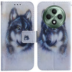 For Oppo Reno12 F 5G Shockproof Case Pattern Print Leather Wallet Phone Cover