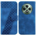 For Oppo Reno12 F 5G Case 7-Shaped Pattern Imprint Leather Stand Phone Cover