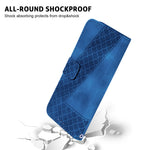 For Oppo Reno12 F 5G Case 7-Shaped Pattern Imprint Leather Stand Phone Cover