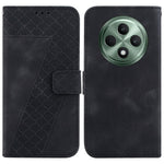 For Oppo Reno12 F 5G Case 7-Shaped Pattern Imprint Leather Stand Phone Cover
