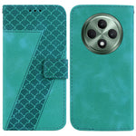 For Oppo Reno12 F 5G Case 7-Shaped Pattern Imprint Leather Stand Phone Cover