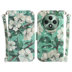 For Oppo Reno12 F 5G Case 3D Pattern Printing Leather Wallet Phone Cover