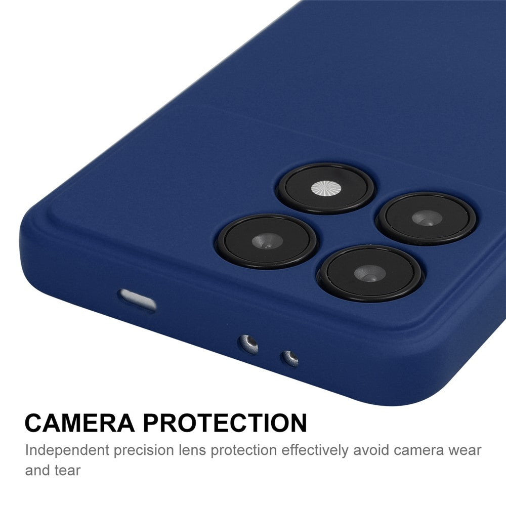 ENKAY HAT PRINCE För Xiaomi Poco X6 Pro 5G / Redmi K70E 5G Silikonskal Rak Kant mobilskydd