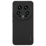 ENKAY HAT PRINCE For Xiaomi 14 Ultra Silicone Case Solid Color Straight Edge Phone Cover