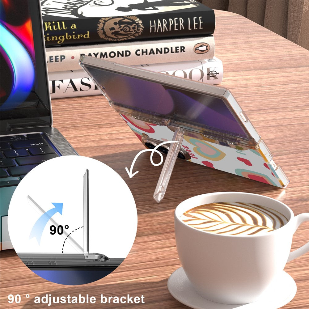 GW181 Til Samsung Galaxy Z Fold6 5G Cover Mønsterdesign Hårdt PC Ståttefunktion Telefoncover