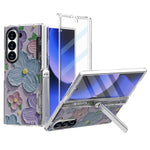 GW181 Til Samsung Galaxy Z Fold6 5G Cover Mønsterdesign Hårdt PC Ståttefunktion Telefoncover