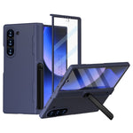 GW181 til Samsung Galaxy Z Fold6 5G Cover Gummieret hårdt PC Kickstand Telefoncover