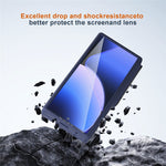 GW181 til Samsung Galaxy Z Fold6 5G Cover Gummieret hårdt PC Kickstand Telefoncover