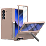 GW181 til Samsung Galaxy Z Fold6 5G Cover Gummieret hårdt PC Kickstand Telefoncover