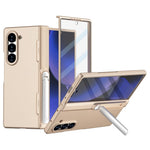 GW181 til Samsung Galaxy Z Fold6 5G Cover Gummieret hårdt PC Kickstand Telefoncover