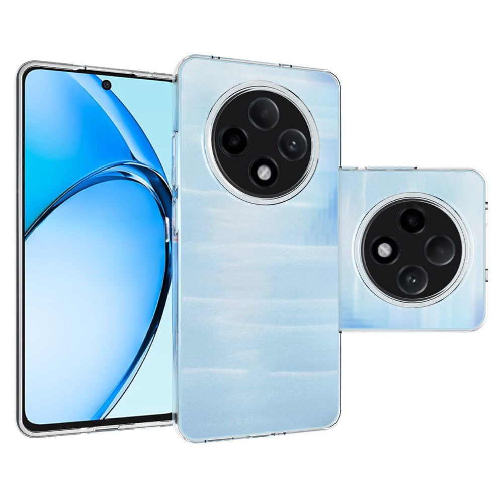 Oppo Reno12 F 5G-skal Slim Fit Transparent Mjukt TPU-mobilskal