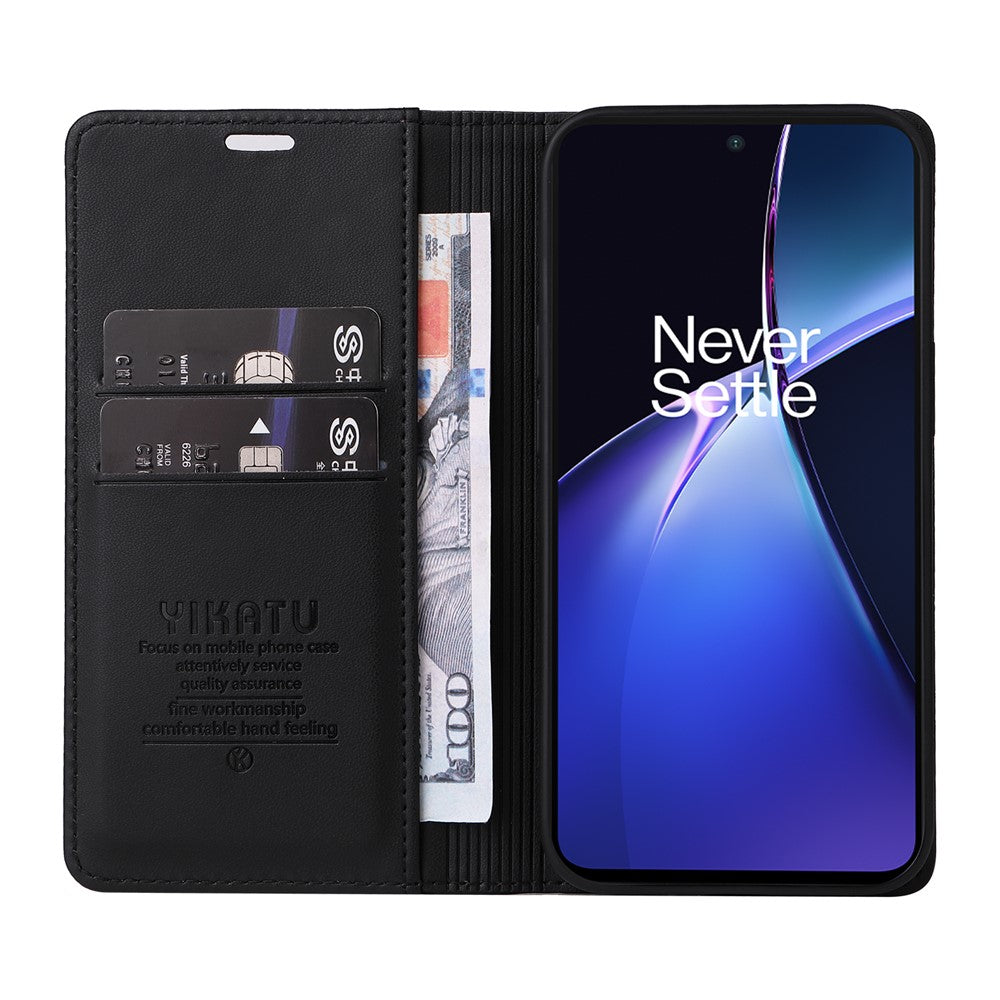 YIKATU YK-001 För OnePlus Nord CE4 Lite 5G / Oppo K12x 5G (Kina) Fodral Lädermobilskal Magnetisk Stängning Bokstativ
