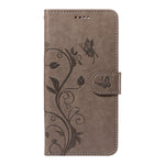 For Samsung Galaxy M35 5G PU Leather Cases Flower Pattern Wallet Stand Phone Cover with Strap