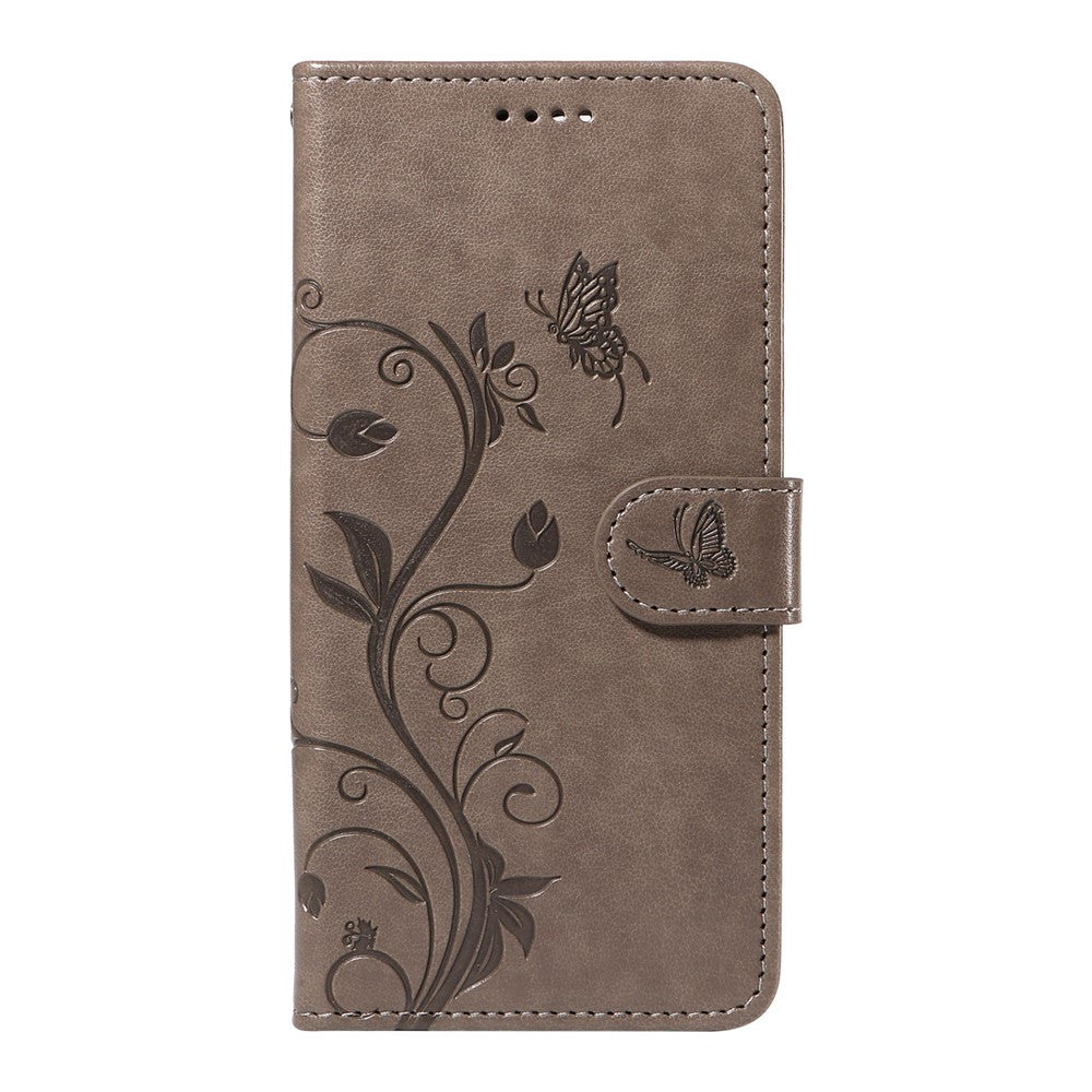 For Samsung Galaxy M35 5G PU Leather Cases Flower Pattern Wallet Stand Phone Cover with Strap