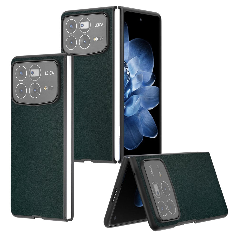 For Xiaomi Mix Fold 4 5G Case PU Leather Coated PC Folding Phone Cover