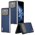 ABEEL For Xiaomi Mix Fold 4 5G Case Genuine Cow Leather+PC Protective Phone Cover