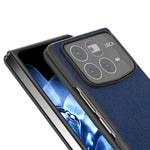 ABEEL For Xiaomi Mix Fold 4 5G Case Genuine Cow Leather+PC Protective Phone Cover