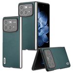 ABEEL For Xiaomi Mix Fold 4 5G Case Genuine Cow Leather+PC Protective Phone Cover