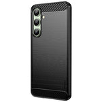 MOFI JK TPU Series-1 TPU-cover til Samsung Galaxy S24 FE, kulfibertekstur, mobilbeskyttelse