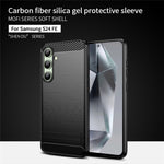 MOFI JK TPU Series-1 For Samsung Galaxy S24 FE TPU Case Carbon Fiber Texture Phone Cover