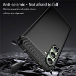 MOFI JK TPU Series-1 For Samsung Galaxy S24 FE TPU Case Carbon Fiber Texture Phone Cover