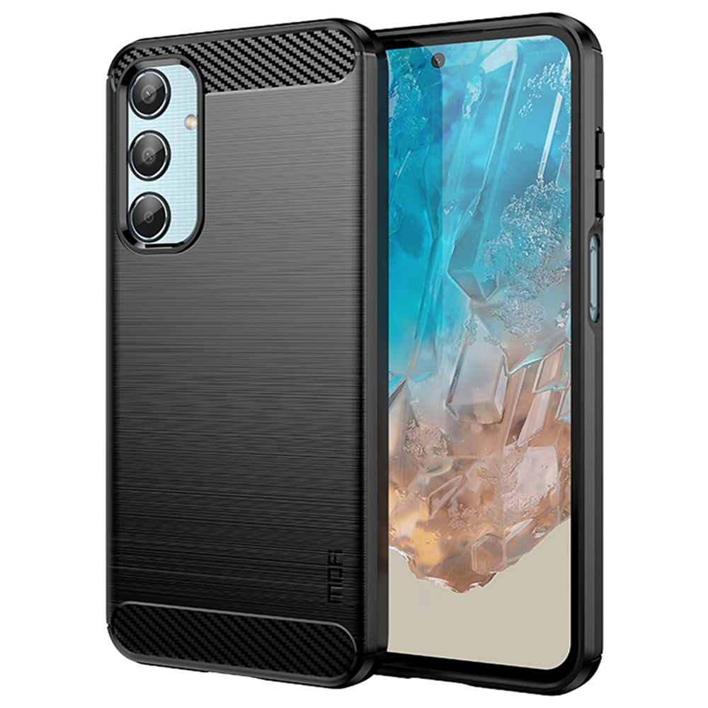 MOFI JK TPU Series-1 For Samsung Galaxy M35 5G TPU Phone Case Carbon Fiber Texture