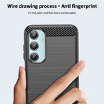 MOFI JK TPU Series-1 For Samsung Galaxy M35 5G TPU Phone Case Carbon Fiber Texture