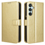 For Samsung Galaxy M35 5G Wallet Case Crazy Horse Texture Leather Stand Phone Cover