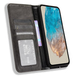 For Samsung Galaxy M35 5G Wallet Case Retro PU Leather Stand Phone Cover