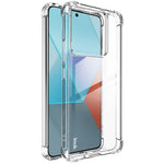 IMAK För Xiaomi Redmi Note 13 Pro 5G / Poco X6 5G Genomskinligt Skal PC+TPU mobilskydd Airbaghörn