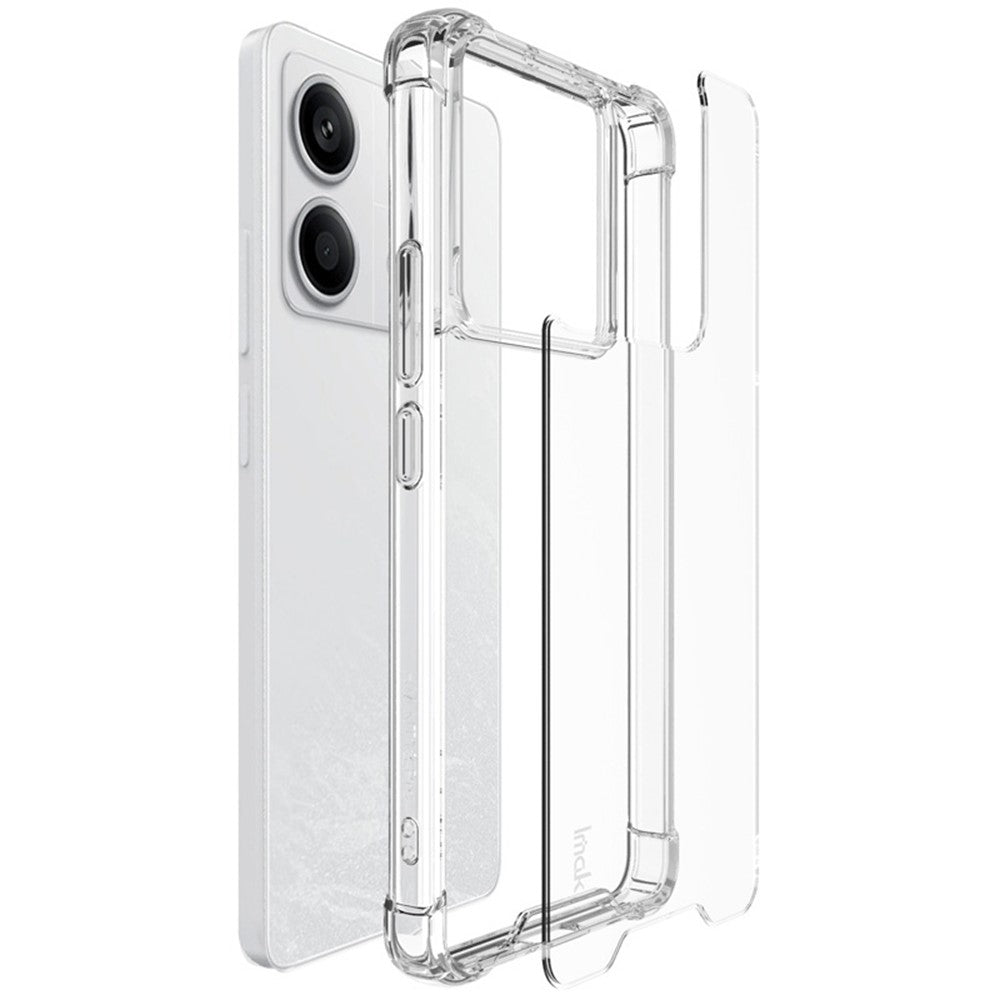 IMAK For Xiaomi Redmi Note 13 Pro 5G  /  Poco X6 5G Clear Case PC+TPU Phone Cover Airbag Corners