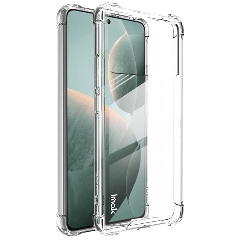 IMAK For Xiaomi Redmi K70E 5G  /  Poco X6 Pro 5G Clear Case PC+TPU Shockproof Phone Cover