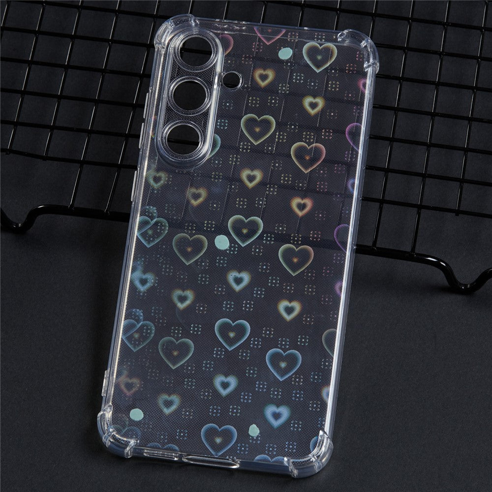 For Samsung Galaxy S24 FE Phone Case Anti-Drop TPU Protective Cover with Card Paper