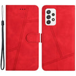 Samsung Galaxy A52s 5G / A52 5G / 4G Plånboksfodral i PU-läder med hudkänsla, vintage-mobilfodral med rem