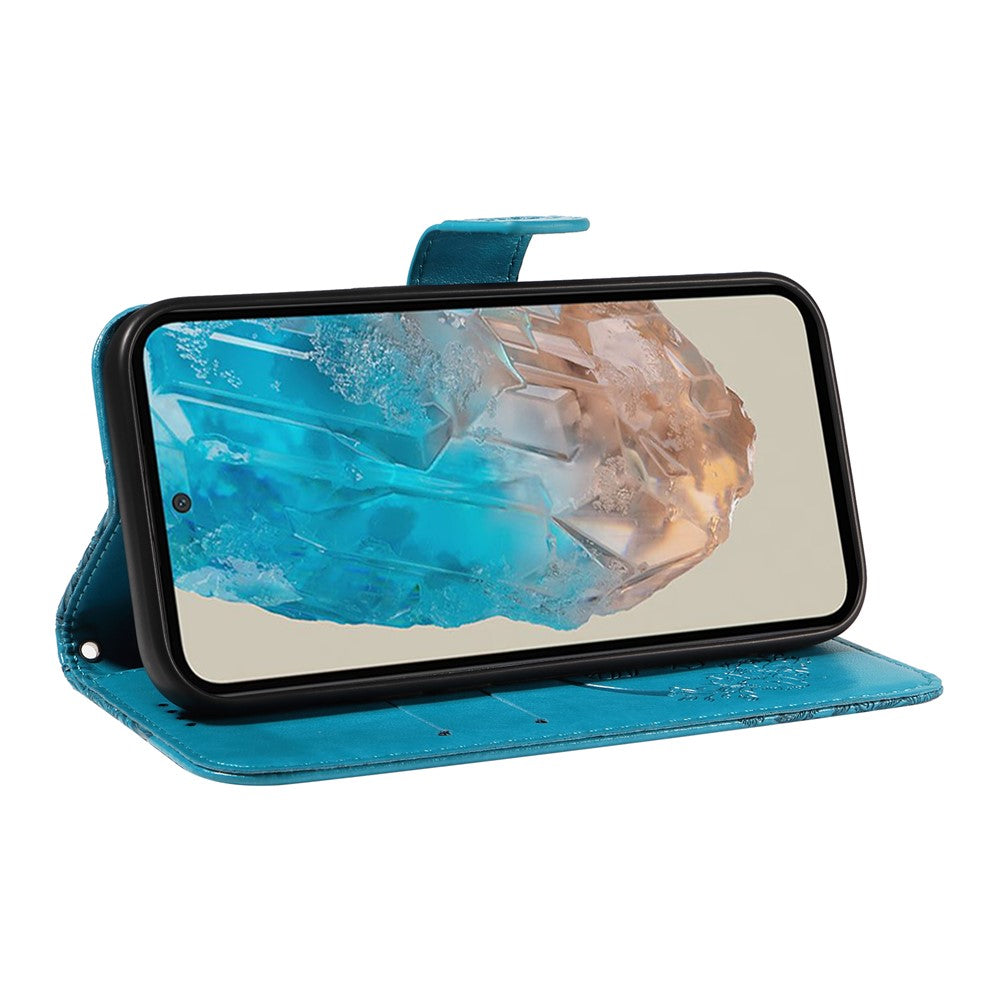 For Samsung Galaxy M35 5G Case Butterfly Design Flip Leather Phone Cover