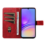 For Samsung Galaxy A05 4G Case Folding Stand Leather Phone Cover Geometric Line