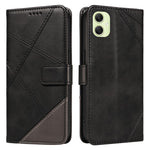 For Samsung Galaxy A05 4G Case Folding Stand Leather Phone Cover Geometric Line