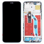 For Honor X8b 4G LLY-LX1, LLY-LX2, LLY-LX3 OEM-kvalitets S AMOLED-skærm og digitizer-enhed + ramme (uden logo)