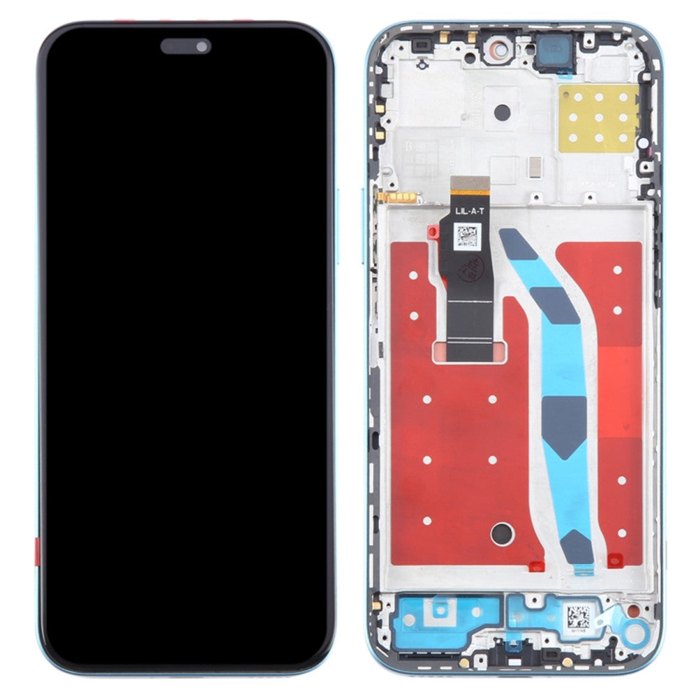 For Honor X8b 4G LLY-LX1, LLY-LX2, LLY-LX3 OEM-kvalitets S AMOLED-skærm og digitizer-enhed + ramme (uden logo)