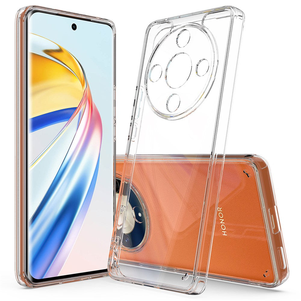 For Honor X9b 5G  /  Magic6 Lite 5G Clear Case TPU+Acrylic Shockproof Phone Cover