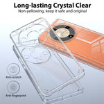 For Honor X9b 5G  /  Magic6 Lite 5G Clear Case TPU+Acrylic Shockproof Phone Cover